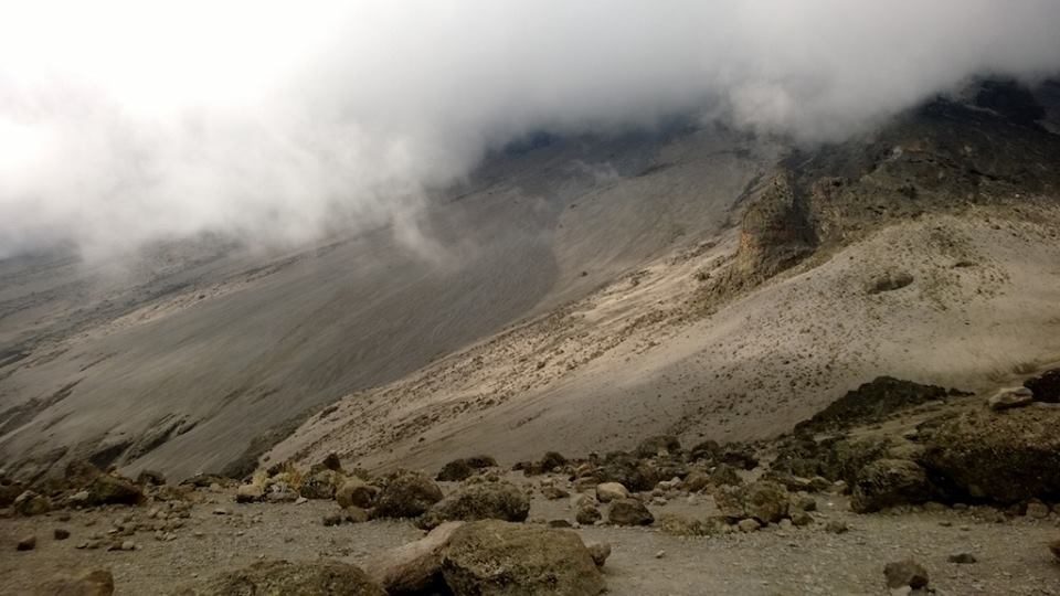 The Machame route of Kilimanjaro