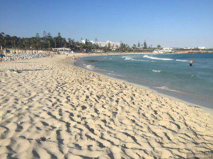 The beautiful Nissi beach of Ayia Napa