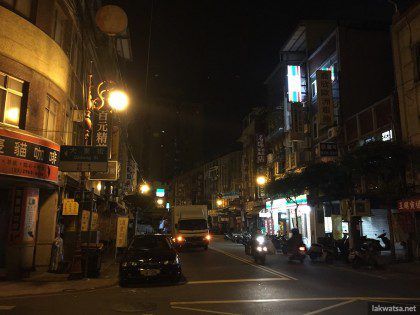 New Taipei at the dead of night