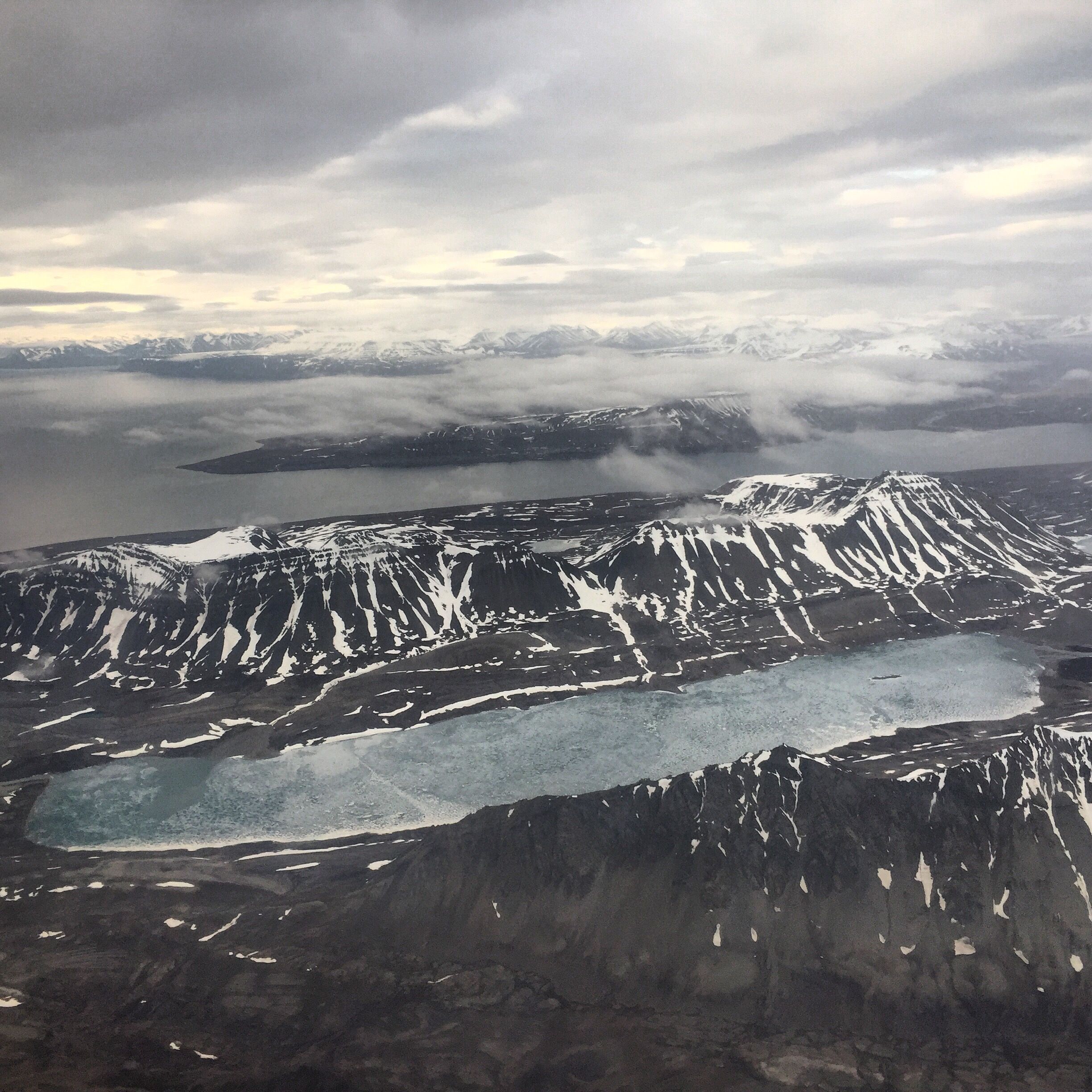 Arriving at Svalbard