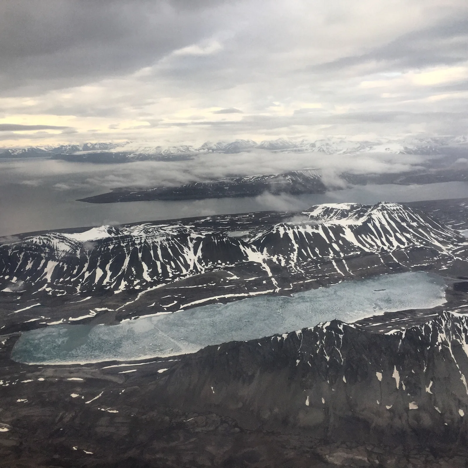 Arriving at Svalbard