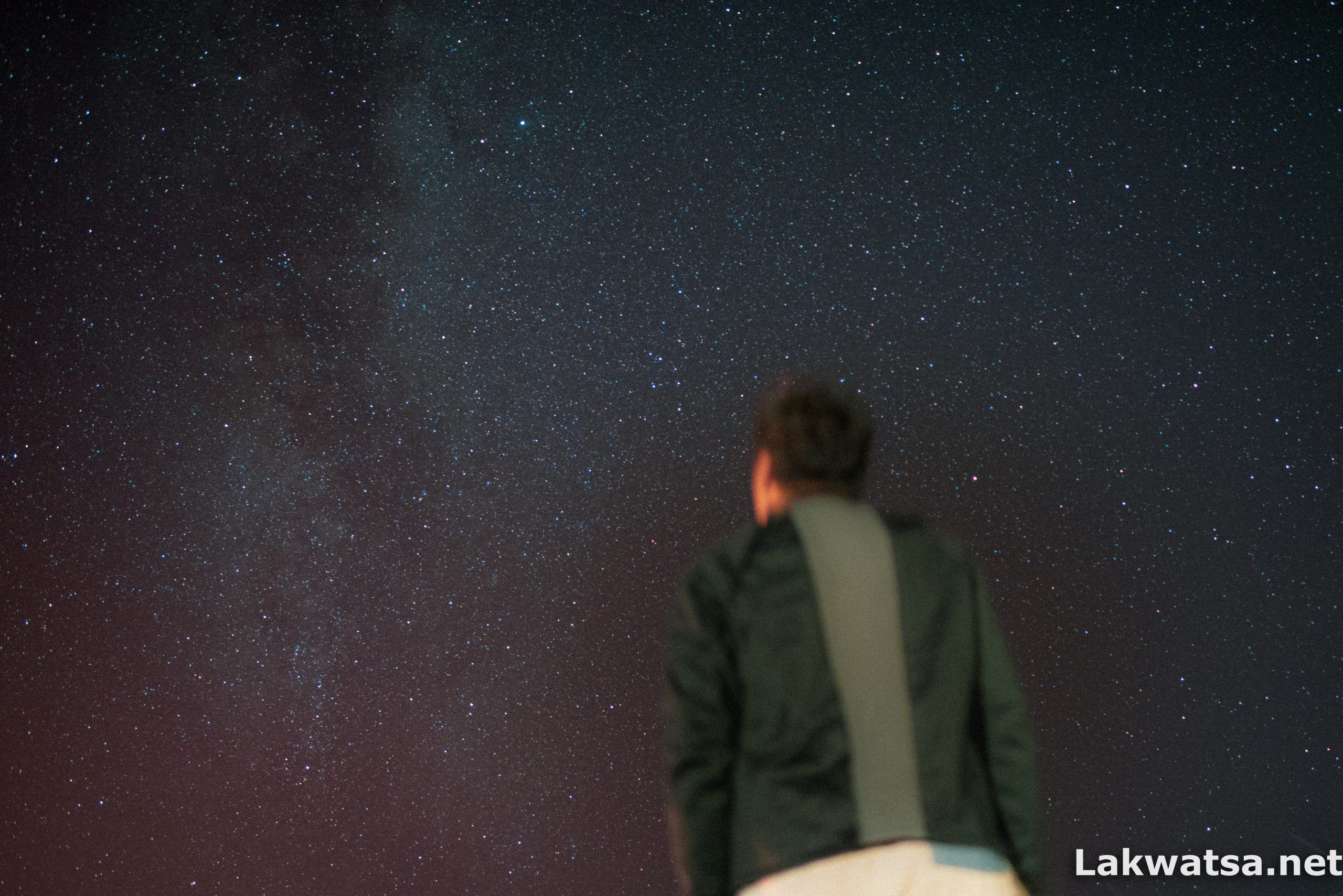 Staring at the Milky way