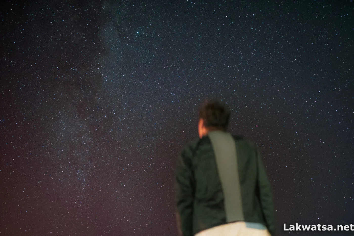 Staring at the Milky way