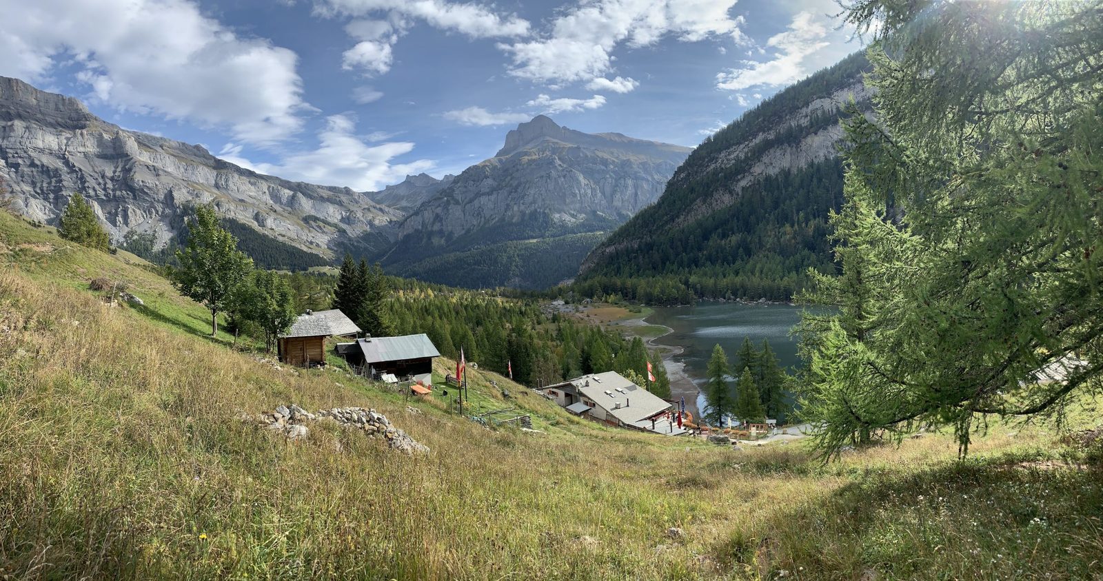 Hiking from Derborence to Gryon